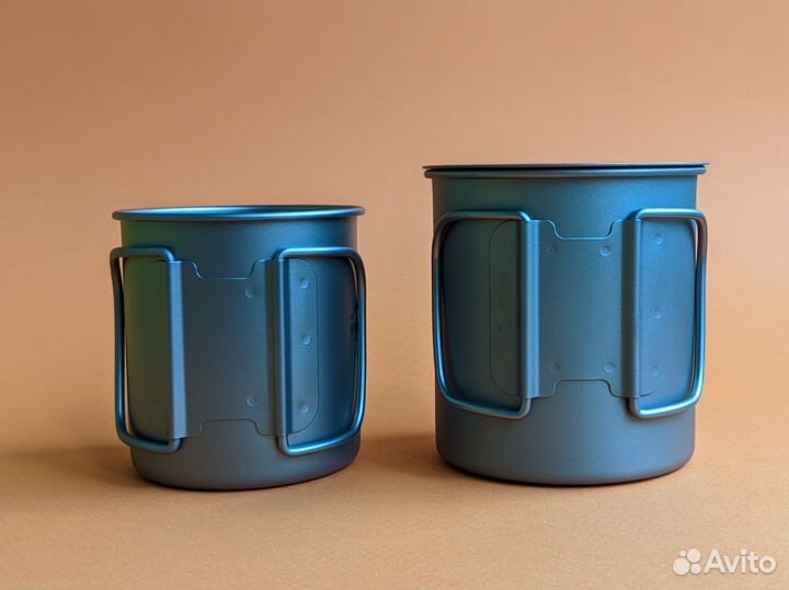 Кружки титановые/алюминиевые Widesea для туризма