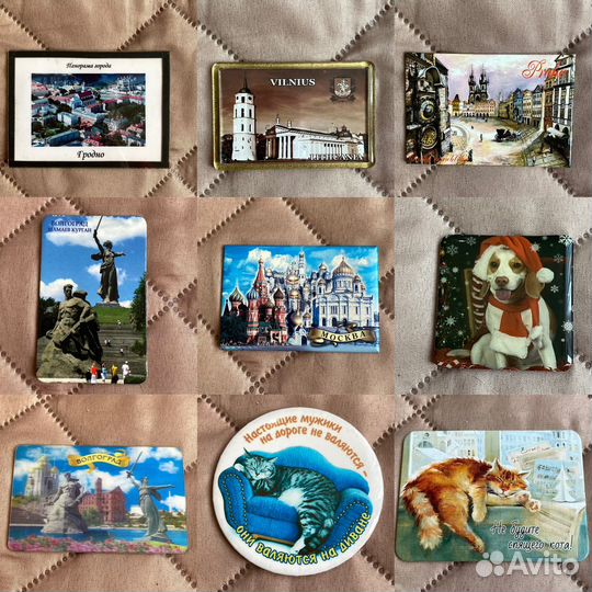 Магниты на холодильник 28 шт набор