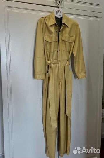 Кожаный комбинезон Nanushka