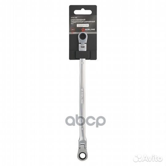 Ключ накидной трещоточный шарнирный 8х9 PRO