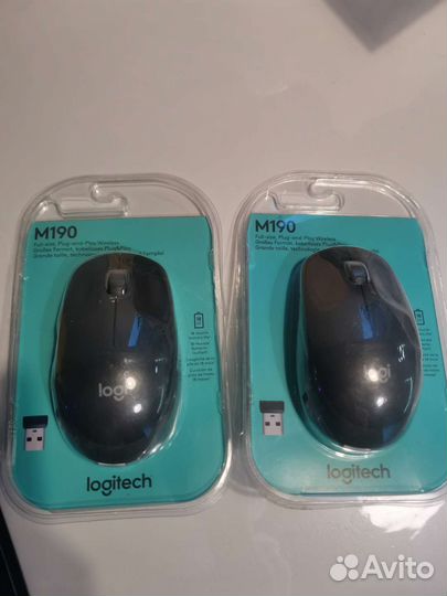 Беспроводная мышь Logitech m190