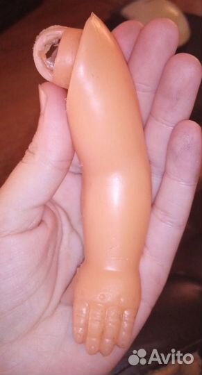 Кукла,40см,35см,ссср,рука левая 12см