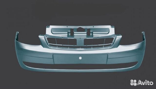 Бампер передний на Ладу Приора в цвет