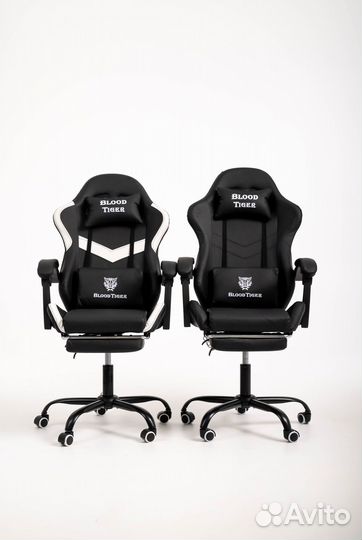 Кресло игровое компьютерное для геймеров с массажем