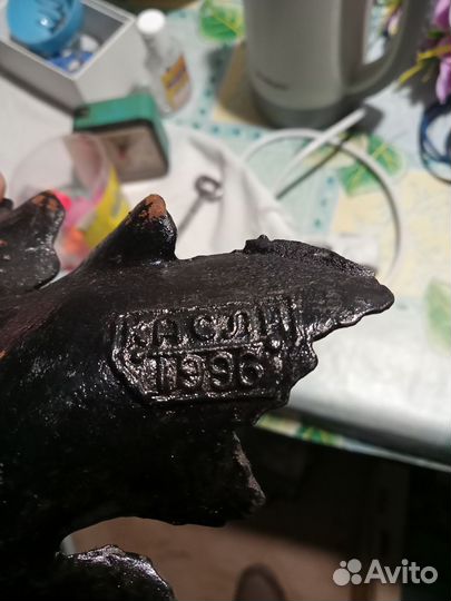 Чугунная пепельница 2