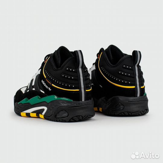 Adidas Niteball Black Green with Fur