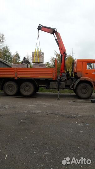 Услуги манипулятора камаз 43118 вездеход