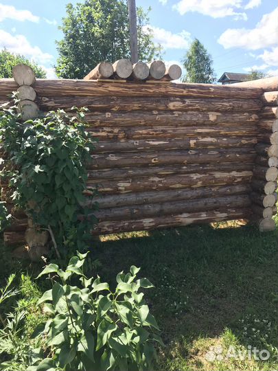 Сруб бани 3.5на3.5 с выносами предбанника 3 м