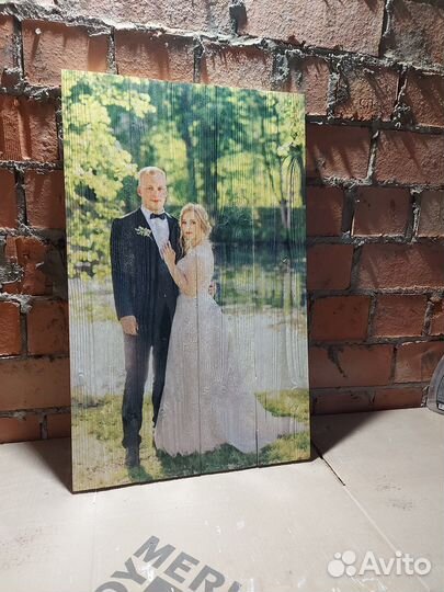 Печать фотографий на дереве