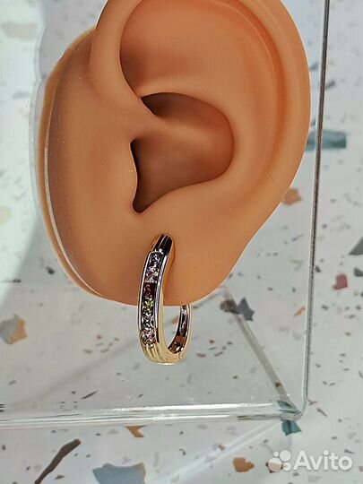 Серьги Самоцветы