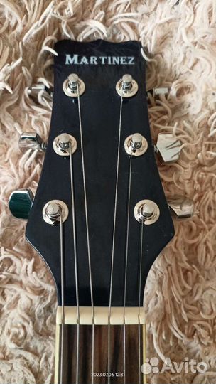 Акустическая гитара Martinez FAW-702 BL б/у