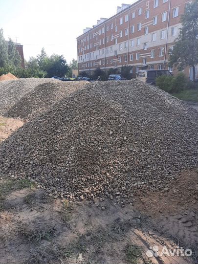 Щебень,Песок для ремонта дорог