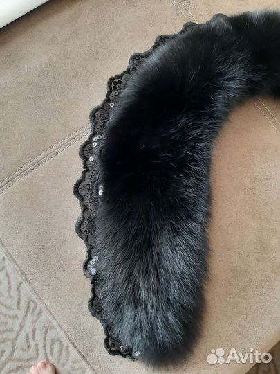 Меховая горжетка (воротник) песец