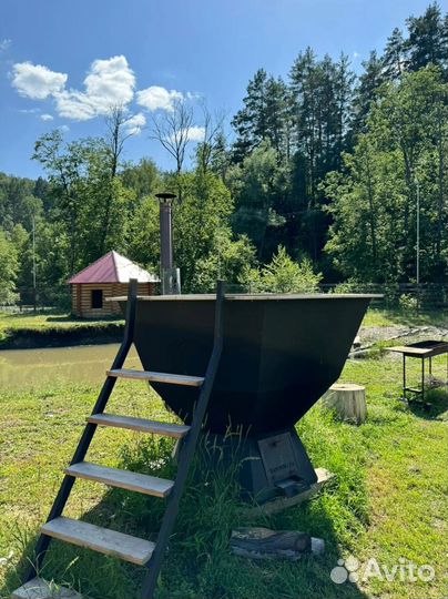 Чан банный 1800мм, нержавейка