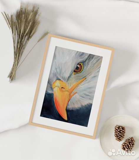 Картина маслом Орел 18*24