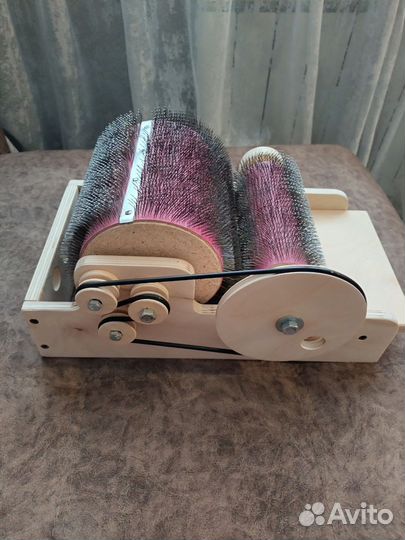 Кардер для шерсти барабанный