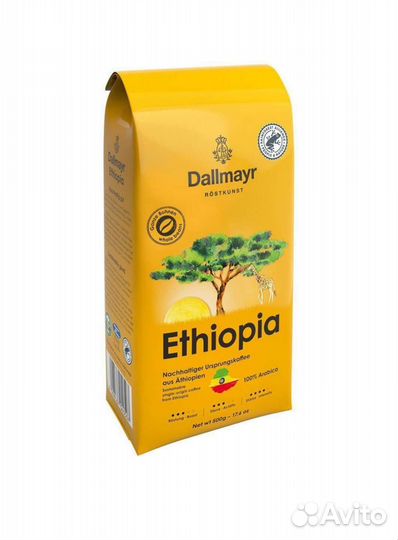 Немецкий зерновой и молотый кофе Dallmayr