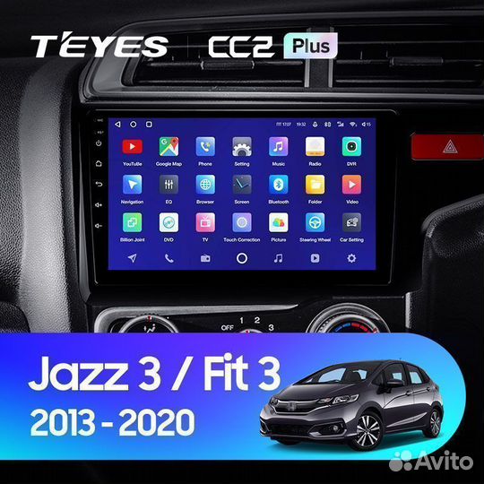 Магнитола Honda Jazz CC2 Plus 6/128