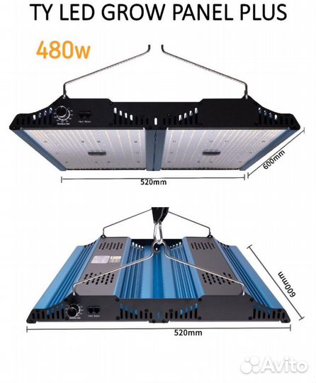 Quantum bord 480w, LM301B, 2014-ppfd