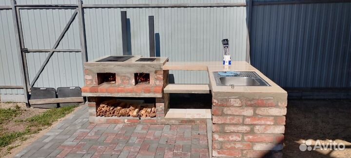 Уличная кухня барбекю