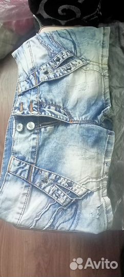 Шорты джинсовые