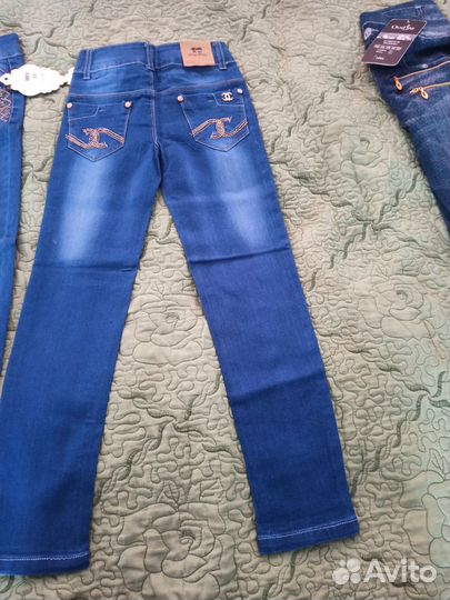 Джинсы для девочки новые