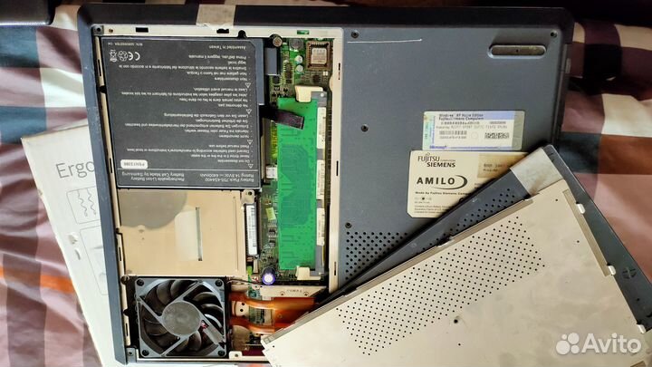 Ноутбук Fujitsu на запчасти