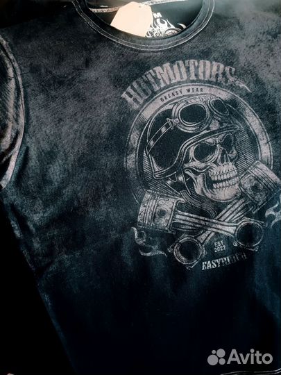 Футболка новая sinners Hot motors