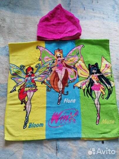 Полотенце с капюшоном Winx
