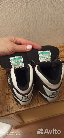 Лыжные ботинки salomon детские 28 размер(17см)