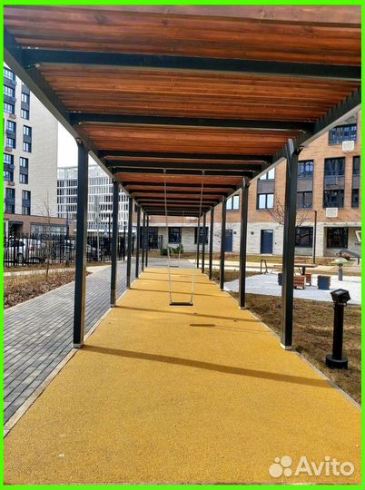 Резиновое покрытие для спортивных площадок