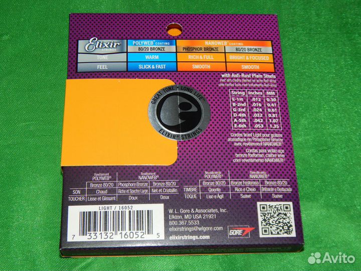 Струны для акустической