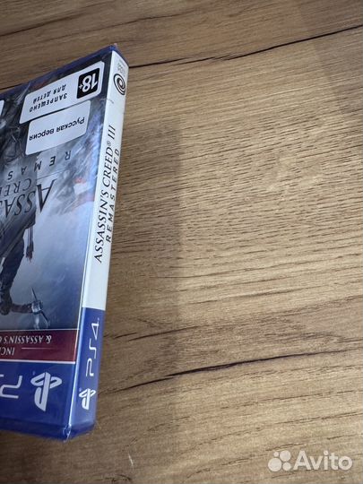 Assassin's Creed III. Обновленная диск для PS4 нов