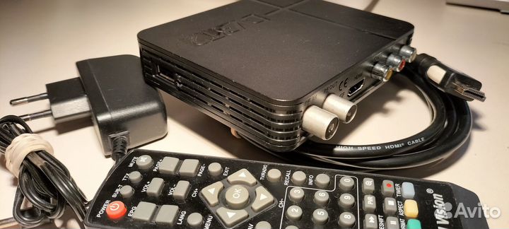Приставка для цифрового тв DVB-T2 c hdmi кабелем