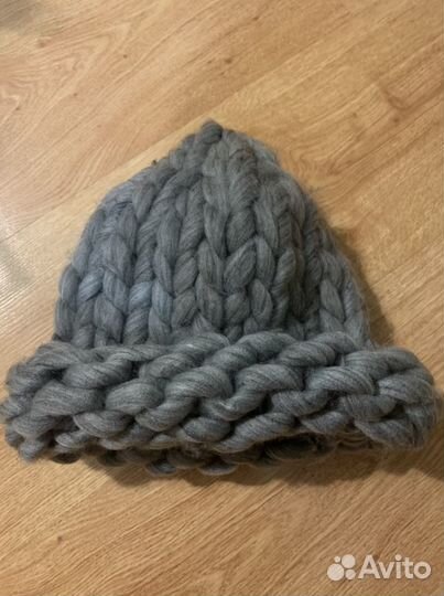Шапка крупной вязки, новая