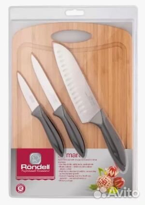 Набор ножей Rondell Primarch 4 шт