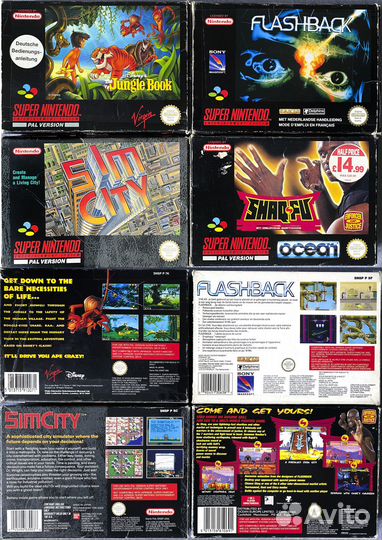 Картриджи snes Super Nintendo