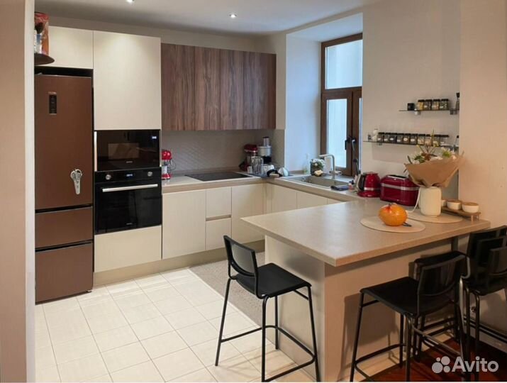 Прямая кухня на заказ. Фабрика