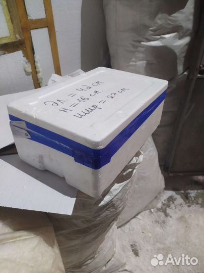 Пенопластовый ящик