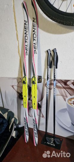 Лыжи беговые детские 130 комплект