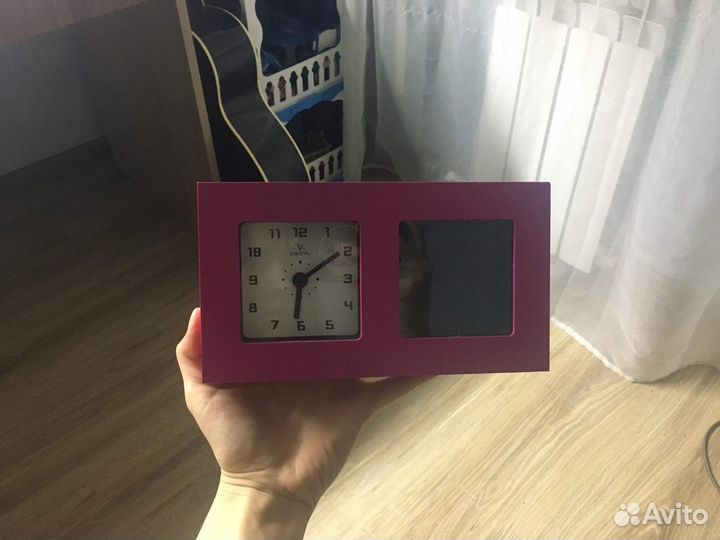 Часы настольные фоторамка