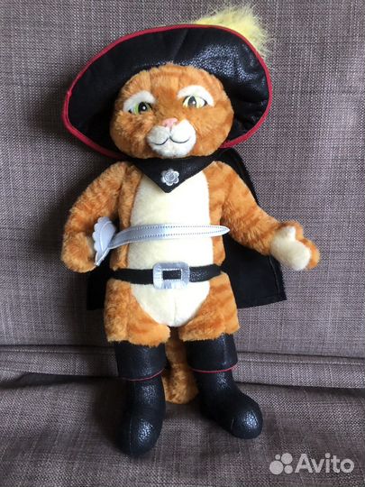 Игрушка кот в сапогах 40 см