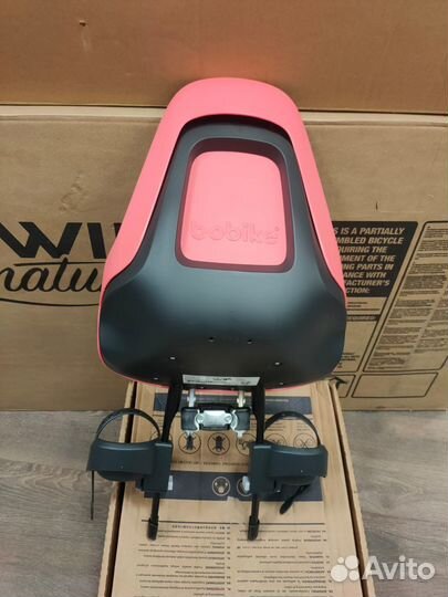 Детское велокресло Bobike ONE mini Flamingo