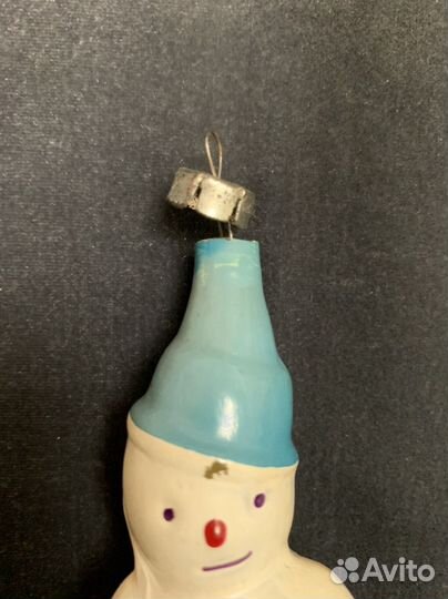 Елочные игрушки СССР снеговик
