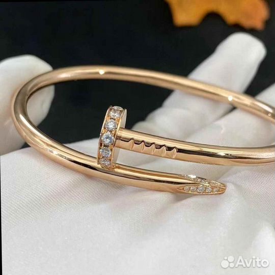 Браслет Cartier Juste un Clou Розовое золото 0,55c