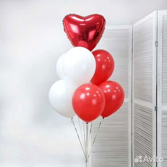 Надуть гелием воздушные шары/ букет из шариков