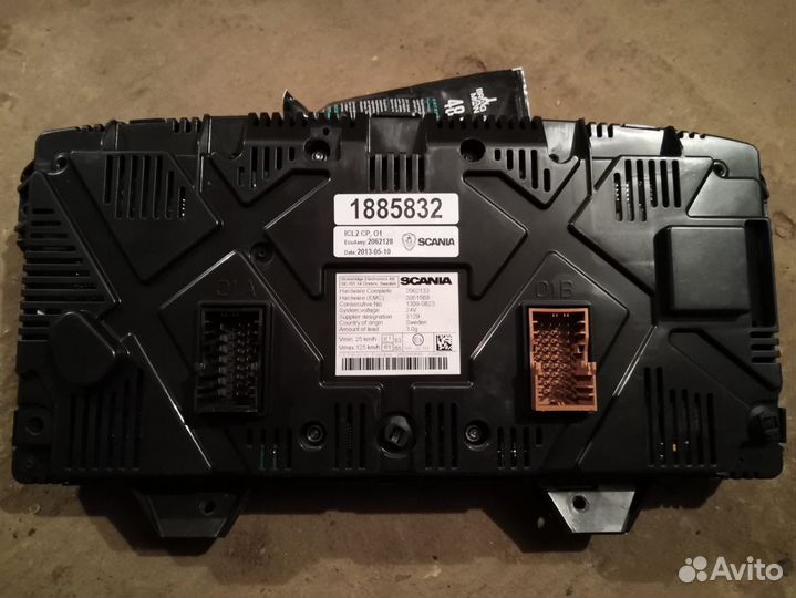 Приборная панель scania