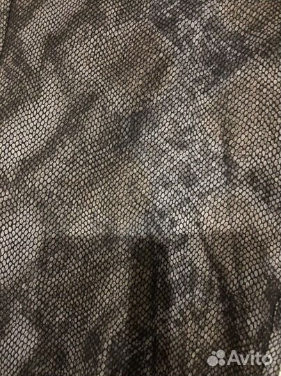 Леггинсы со змеиным принтом черные Zara Trafaluc