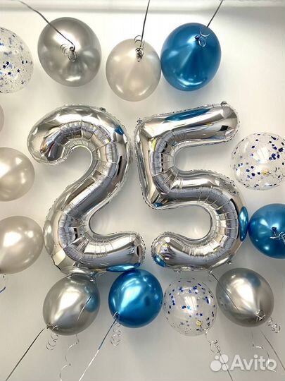 Шары с воздушные гелием на день рождения