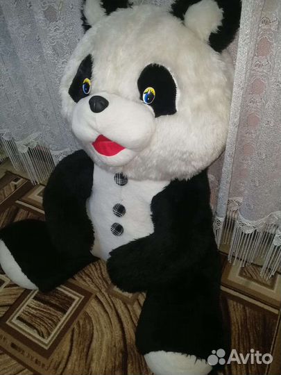 Мишка панда плюшевый